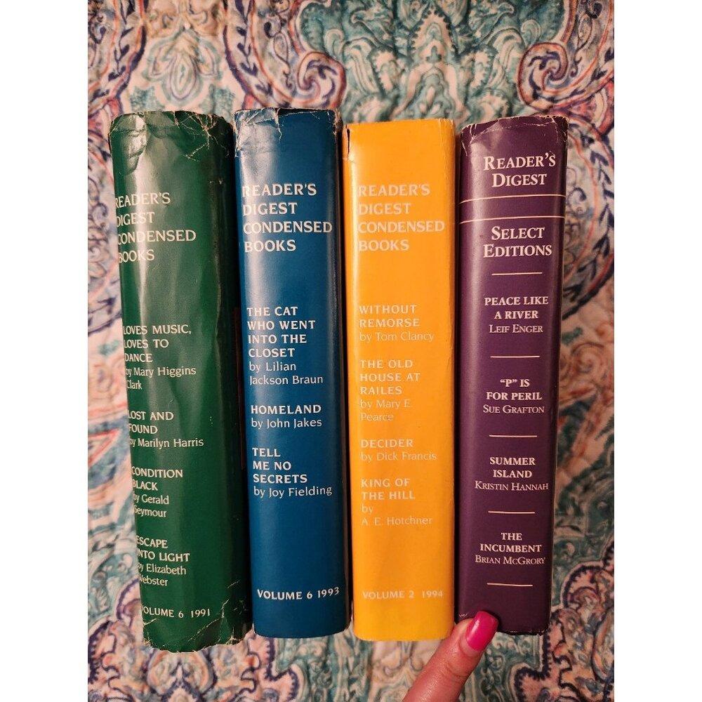 Readers Digest Condensed Books 91, 93 & 94